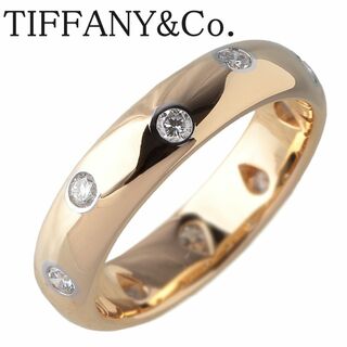 ティファニー(Tiffany & Co.)のティファニー ドッツ ダイヤ リング 8号強 750YG 10ポイントダイヤ 新品仕上げ済 TIFFANY【16235】(リング(指輪))