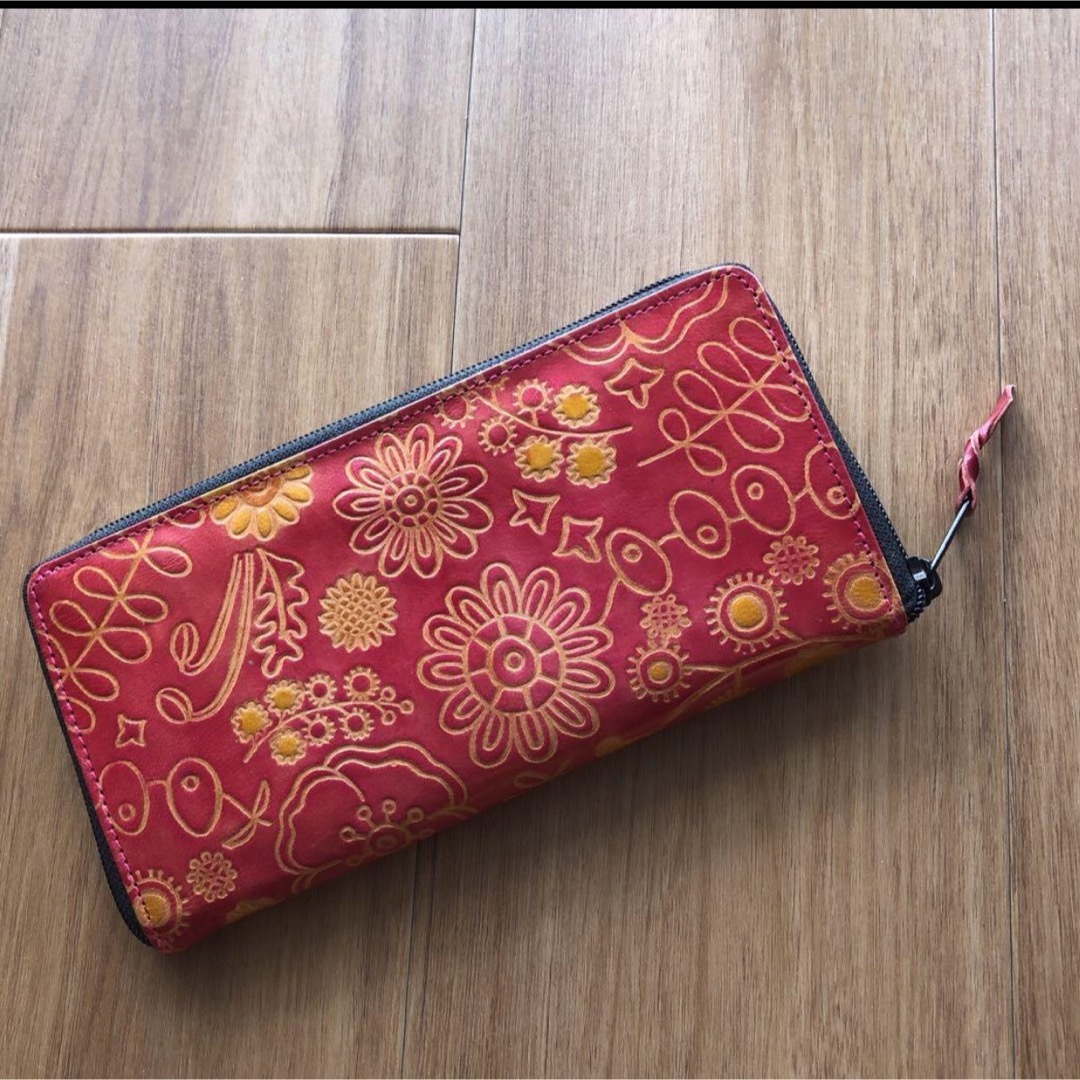 シャンティニケタニ　山羊皮長財布 レディースのファッション小物(財布)の商品写真