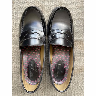 プライベートレーベル(PRIVATE LABEL)のPrivate Label TULIPIAN ローファー　黒　24.5cm(ローファー/革靴)