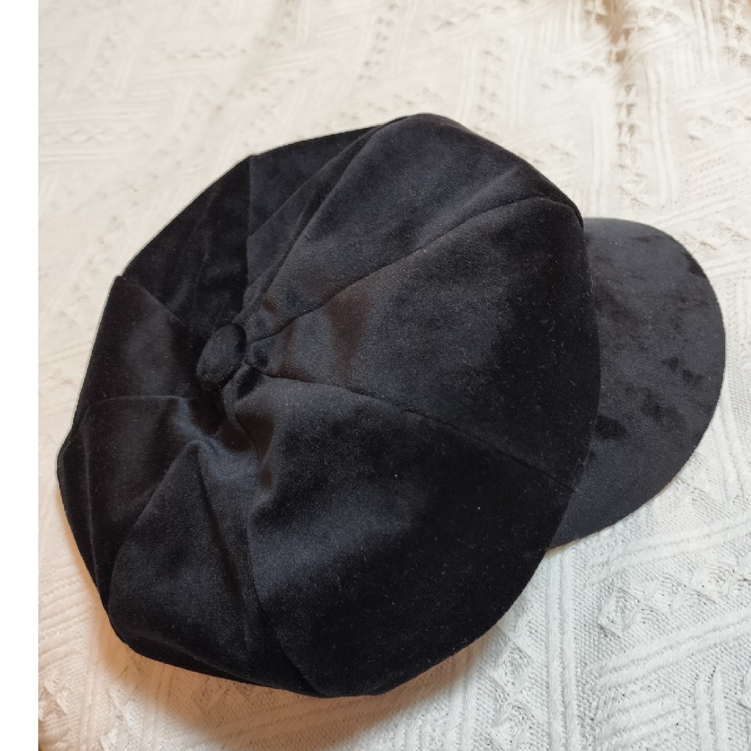 ベロアキャスケット レディースの帽子(キャスケット)の商品写真