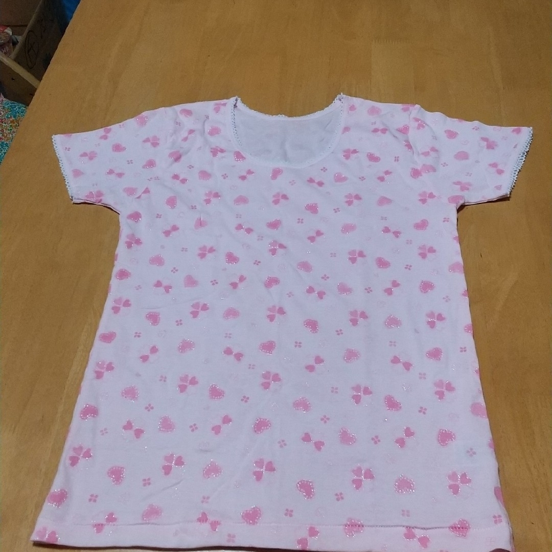 女児半袖肌着   160㎝ キッズ/ベビー/マタニティのキッズ服女の子用(90cm~)(下着)の商品写真