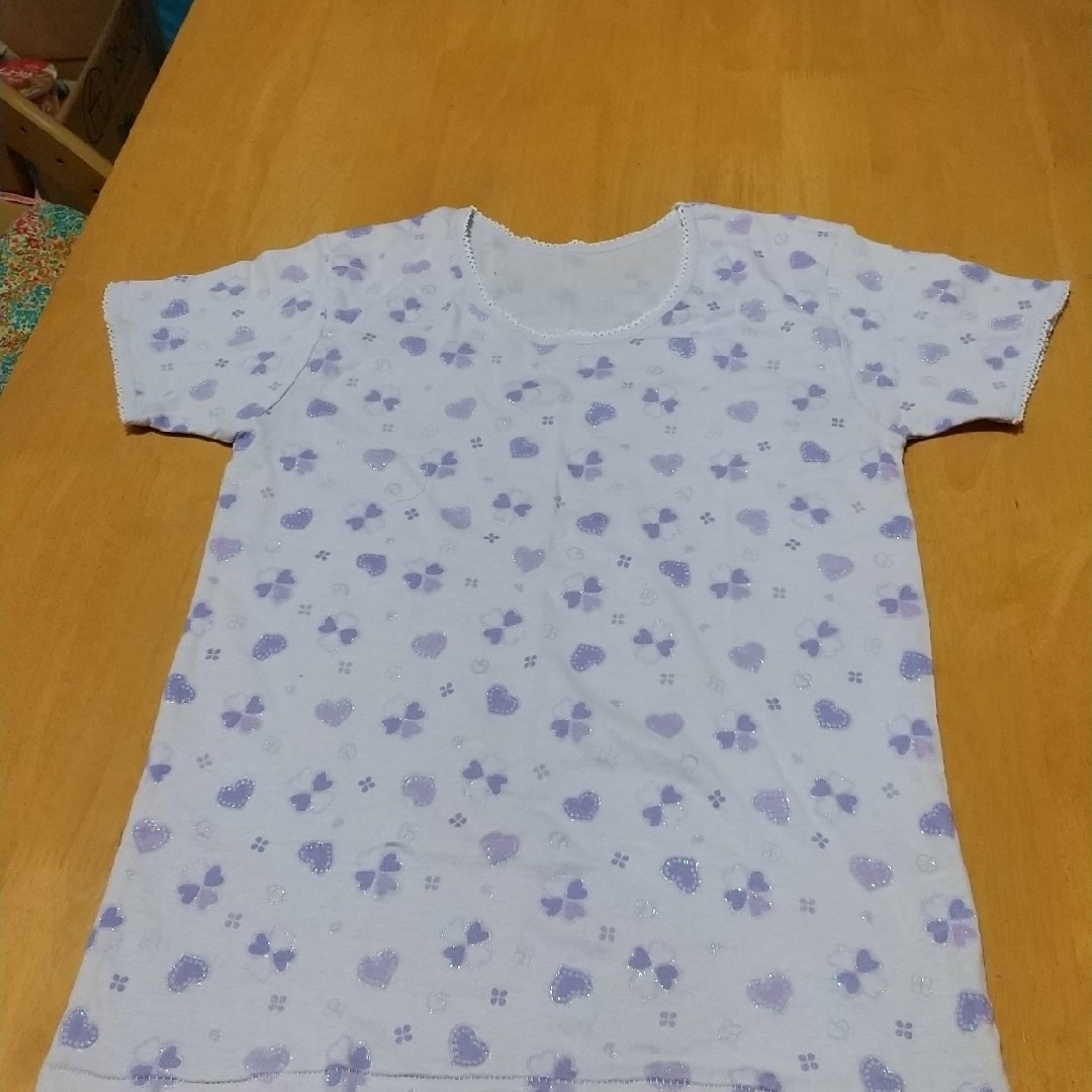 女児半袖肌着   160㎝ キッズ/ベビー/マタニティのキッズ服女の子用(90cm~)(下着)の商品写真