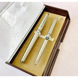 未使用 プラチナ 万年筆 ボールペン セット 廃盤品 18k platinum(ペン/マーカー)