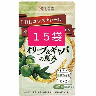 和漢の森 オリーブ&ギャバの恵み 30日分 60粒入 15袋(その他)