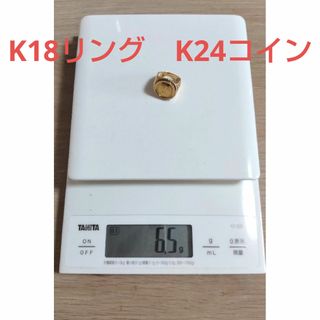 K18 K24　キャットコイン　リング　6.5g　1/25oz　エリザベス女王(リング(指輪))