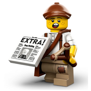 レゴ(Lego)の71037 12 LEGOミニフィグ24 新聞配達の少年(知育玩具)