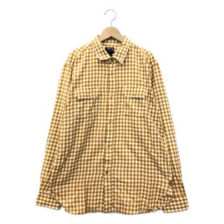 ステューシー(STUSSY)の美品 ステューシー STUSSY ギンガムチェックネルシャツ    メンズ L(シャツ)