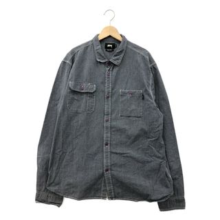 ステューシー(STUSSY)の美品 ステューシー STUSSY 長袖シャツ    メンズ XL(シャツ)