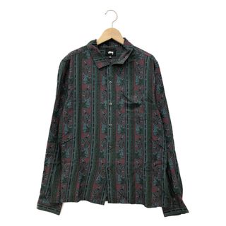 ステューシー(STUSSY)の美品 ステューシー STUSSY 長袖ペイズリーシャツ    メンズ M(シャツ)