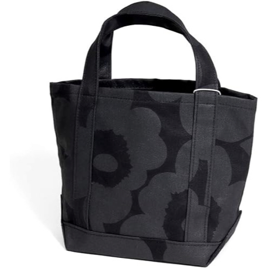 marimekko(マリメッコ)の新品未使用 マリメッコ トートバッグ セイディ / ブラック×グレー レディースのバッグ(トートバッグ)の商品写真