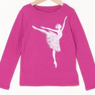 ギャップキッズ(GAP Kids)のgap kids オーガニックコットン100% グラフィック Tシャツ バレエ(Tシャツ/カットソー)