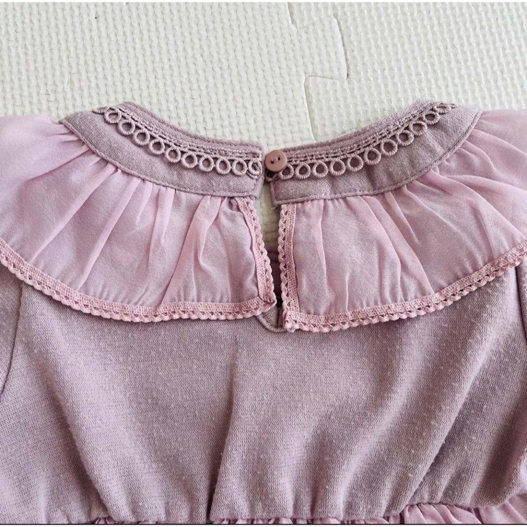 シフォン　ワンピース　95 キッズ/ベビー/マタニティのキッズ服女の子用(90cm~)(ワンピース)の商品写真