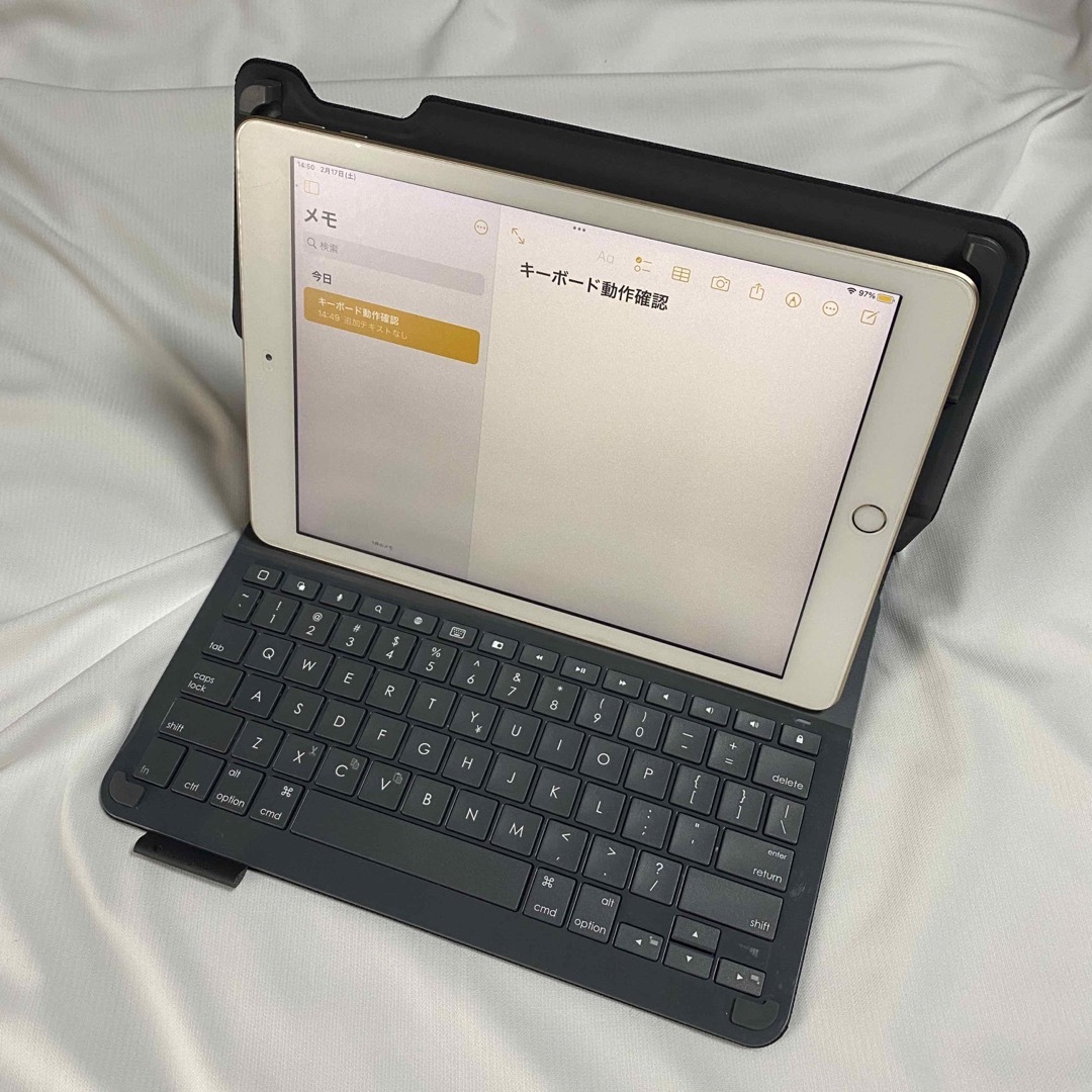 Logicool(ロジクール)のiPad Air2用Logicool IK1051BK キーボード スマホ/家電/カメラのスマホアクセサリー(iPadケース)の商品写真