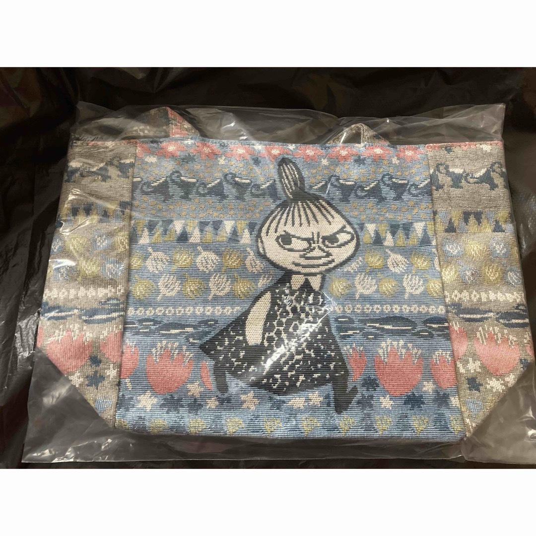 MOOMIN(ムーミン)のムーミン　ハンドバッグ　ジャガード織　トートバッグ レディースのバッグ(ハンドバッグ)の商品写真