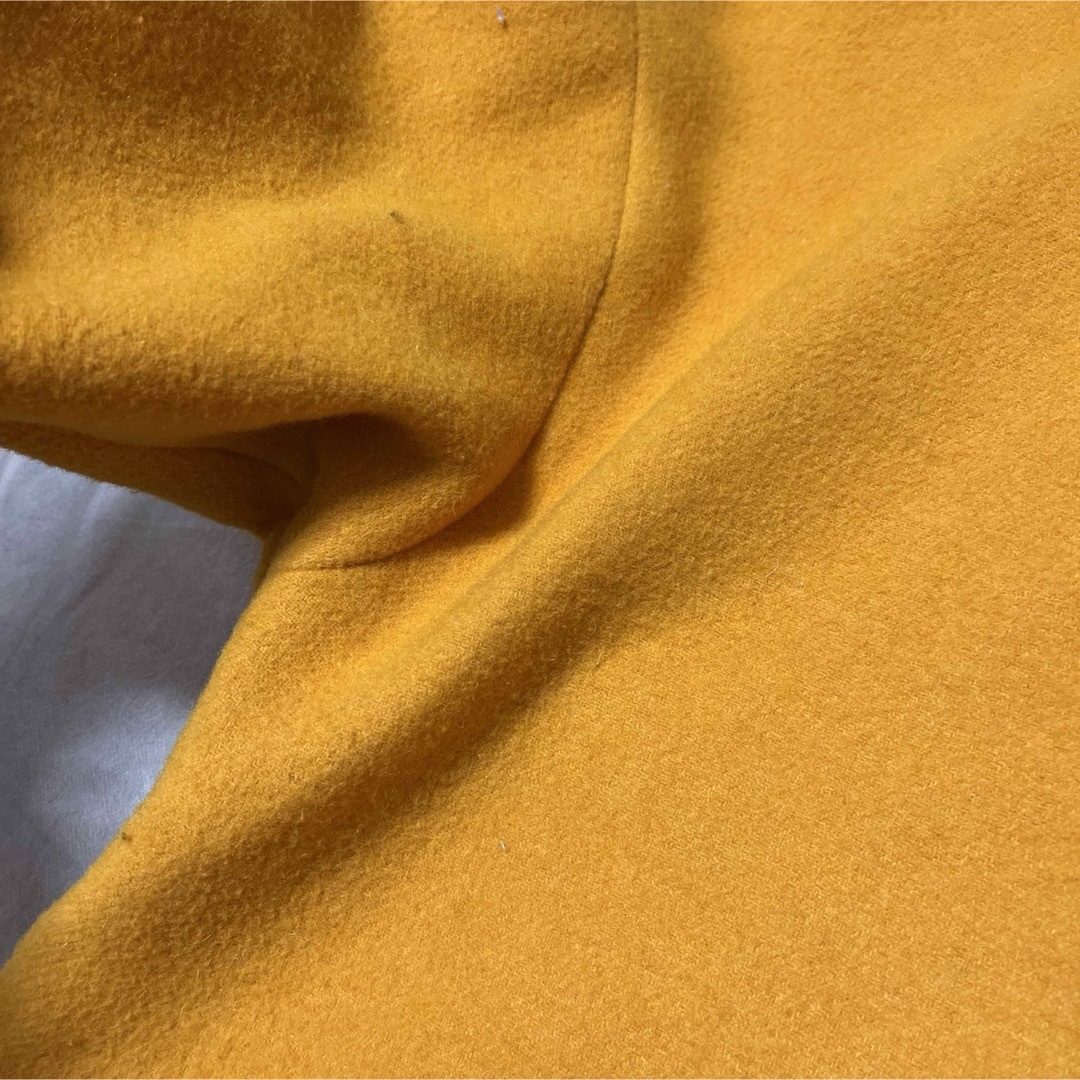 RODEO CROWNS(ロデオクラウンズ)のロデオクラウンズ　コート　ショートコート　黄色 レディースのジャケット/アウター(ピーコート)の商品写真