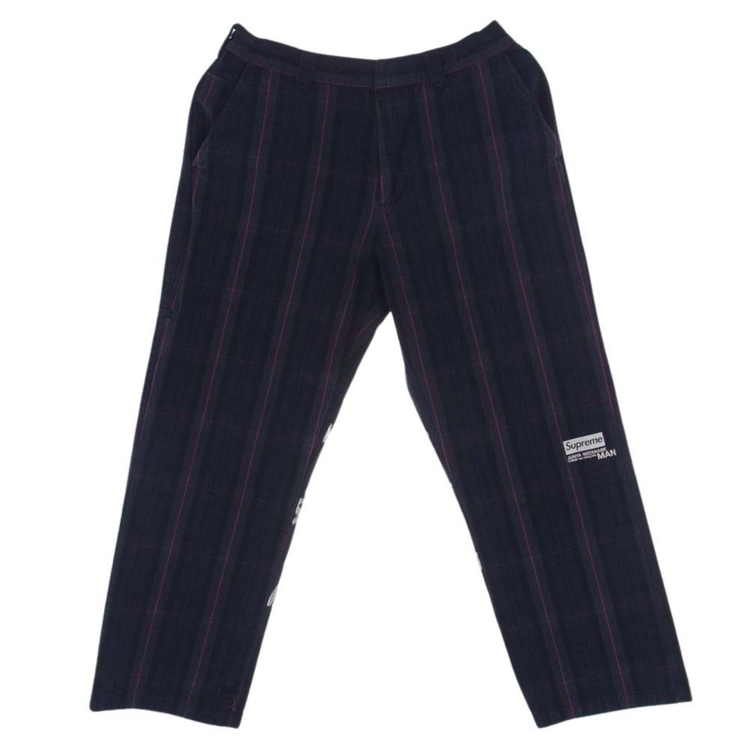 Supreme(シュプリーム)のSupreme シュプリーム デニムパンツ × JUNYA WATANABE COMME des GARCONS MAN ジュンヤワタナベ コムデギャルソン Printed Work Pant ワークパンツ ダークネイビー系 ダークグリーン系 32【中古】 メンズのパンツ(その他)の商品写真