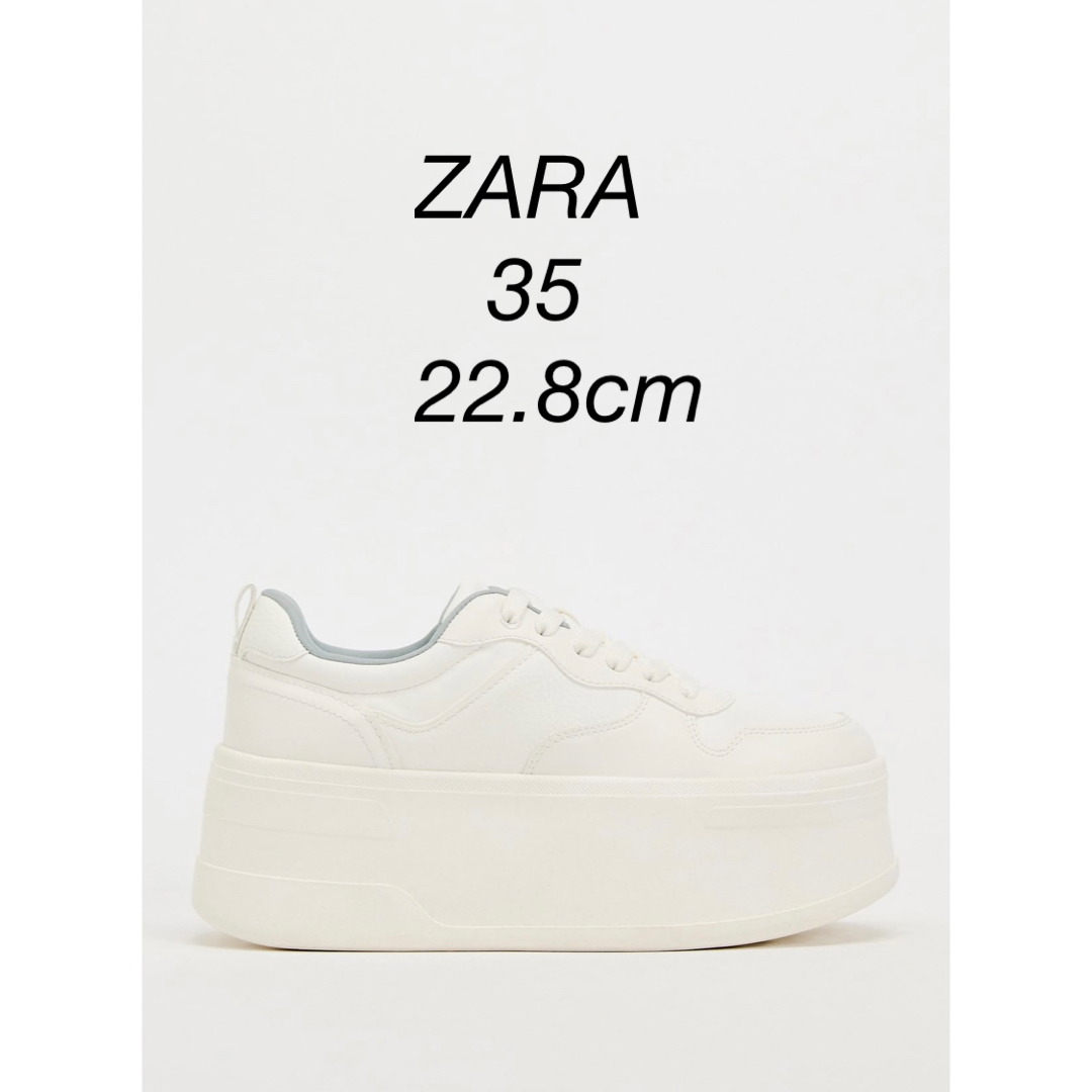 ZARA(ザラ)のZARA プラットフォーム プリムソール スニーカー レディースの靴/シューズ(スニーカー)の商品写真