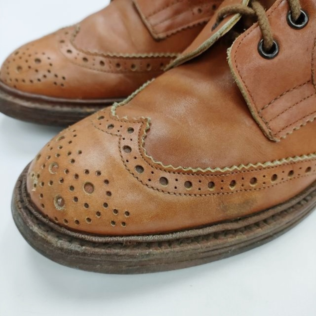 Trickers(トリッカーズ)のTricker's カントリーブーツ ウイングチップ 830381 サイズ7 1/2 ブーツ ブラウン メンズ トリッカーズ【中古】4-0219T◎ メンズの靴/シューズ(ブーツ)の商品写真