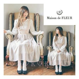 メゾンドフルール(Maison de FLEUR)のMaison de FLEUR＊canone＊ジャンヌが踊るスカート＊神田沙也加(ロングワンピース/マキシワンピース)