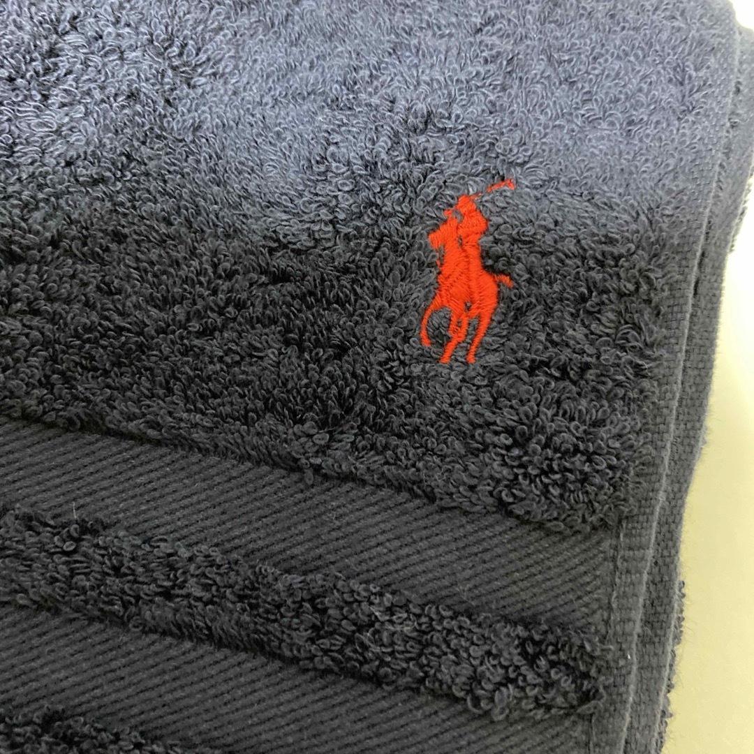 Ralph Lauren(ラルフローレン)のラルフローレン RALPH LAUREN ホワイト ネイビー 2枚 新品 インテリア/住まい/日用品の日用品/生活雑貨/旅行(タオル/バス用品)の商品写真