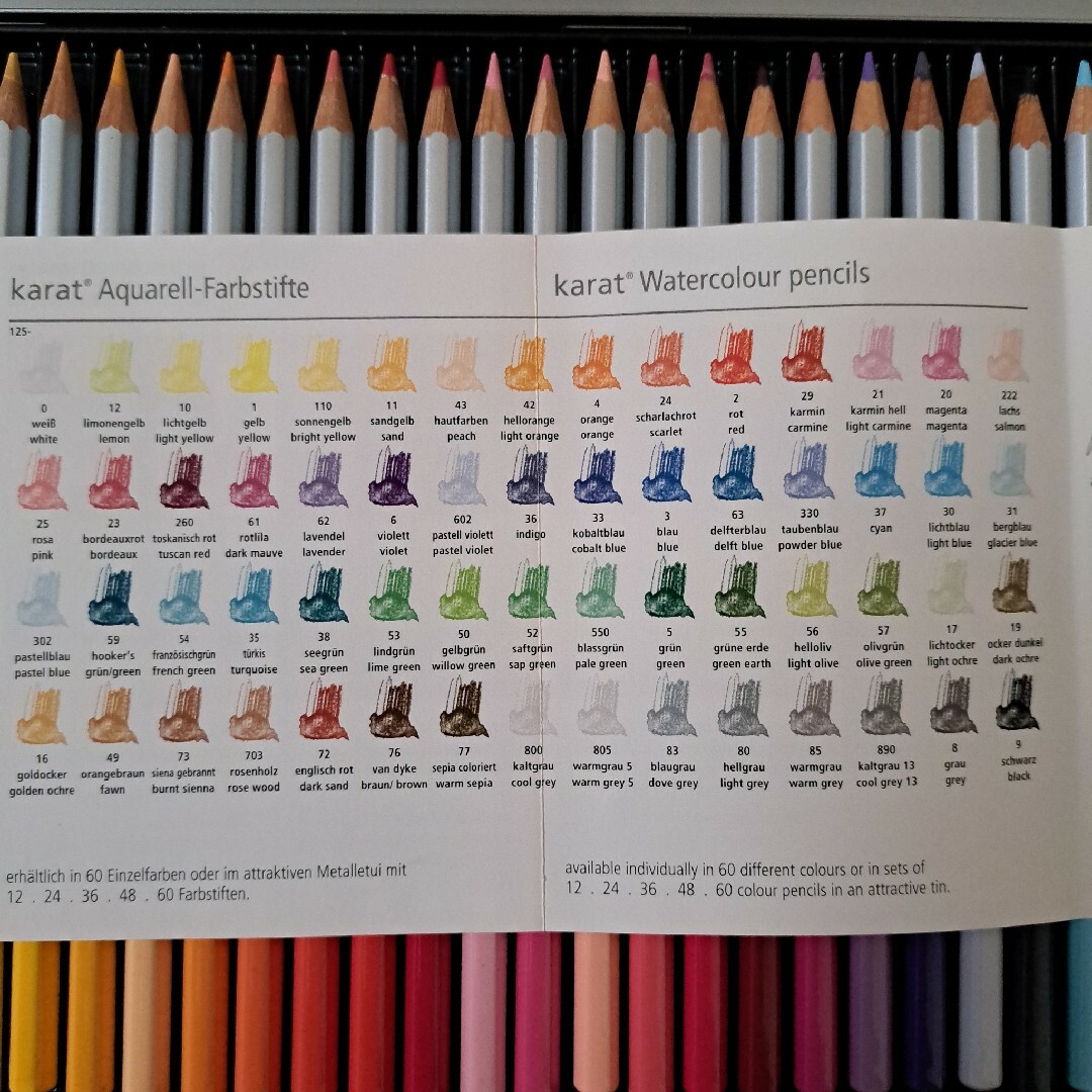 STAEDTLER - ステッドラー 色鉛筆 60色 水彩色鉛筆 カラト STAEDTLER - ステッドラー 色鉛筆 60色 水彩色鉛筆 カラト