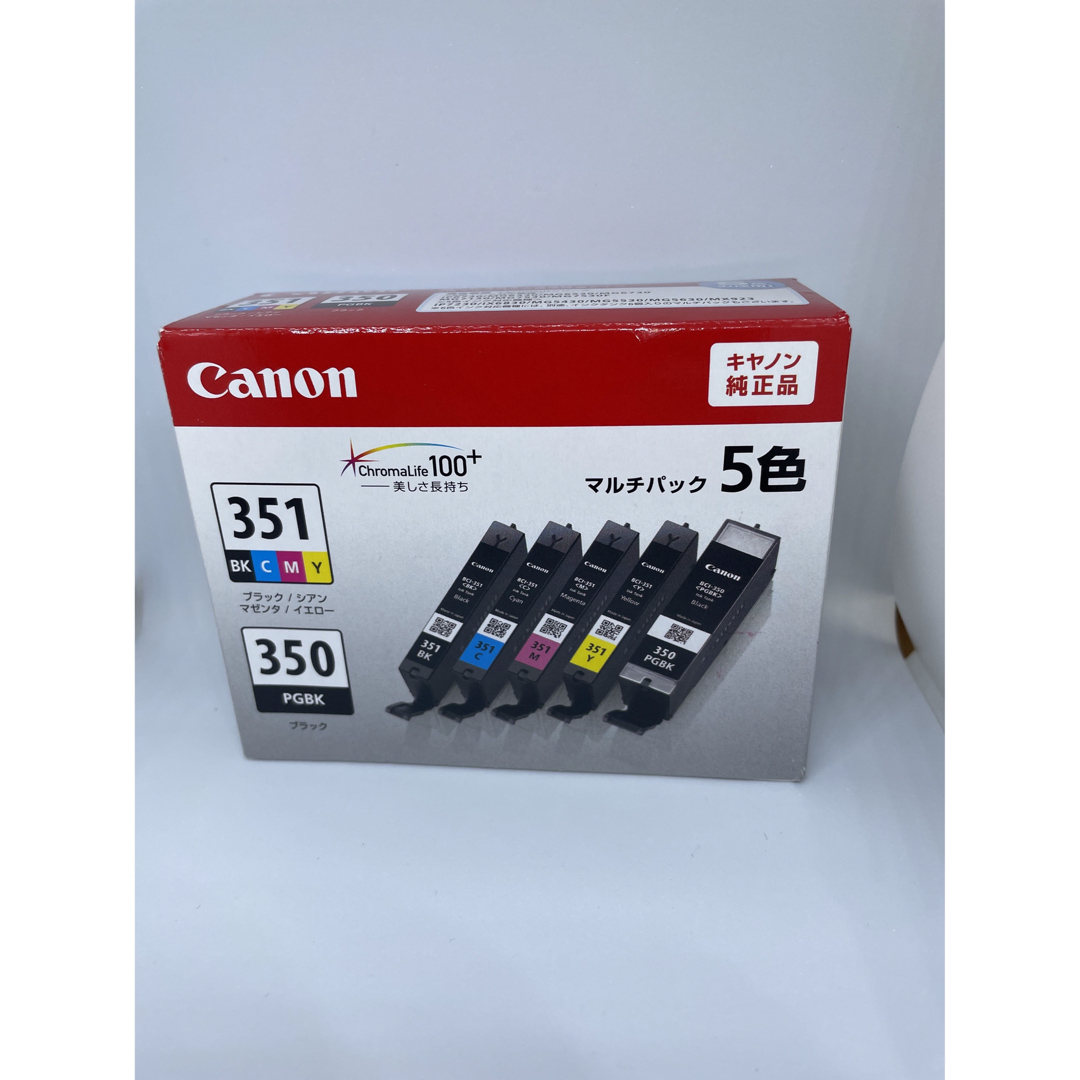 Canon(キヤノン)のCanon インクカートリッジ BCI-351+350/4MP インテリア/住まい/日用品のオフィス用品(その他)の商品写真