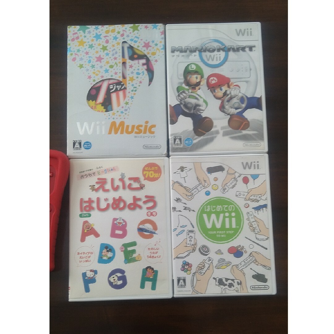 Wii(ウィー)の最終値下Wii本体＆Wiiリモコン＆ソフト4000円送料込 エンタメ/ホビーのゲームソフト/ゲーム機本体(家庭用ゲーム機本体)の商品写真