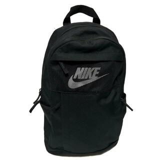 ナイキ(NIKE)のNIKE(ナイキ) リュックサック美品  - 黒 ポリエステル(リュック/バックパック)