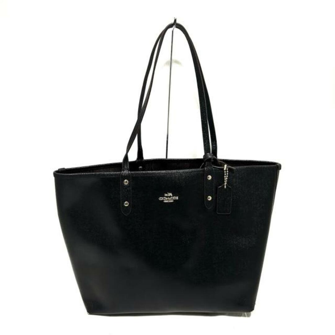 COACH(コーチ)のCOACH(コーチ) トートバッグ シグネチャー リバーシブル PVC シティ トート F36658 黒 レザー レディースのバッグ(トートバッグ)の商品写真