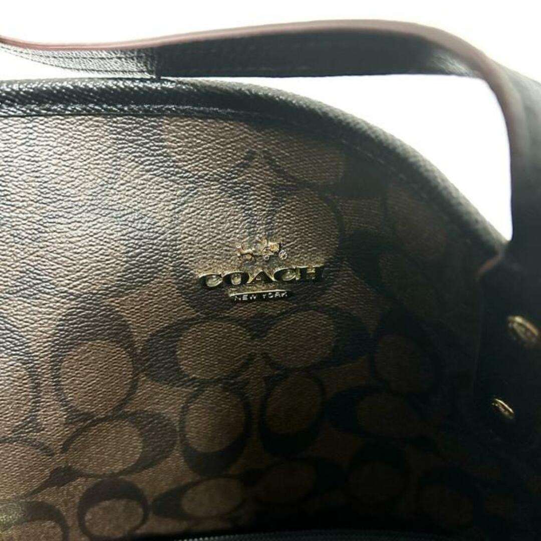 COACH(コーチ)のCOACH(コーチ) トートバッグ シグネチャー リバーシブル PVC シティ トート F36658 黒 レザー レディースのバッグ(トートバッグ)の商品写真