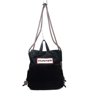 ハンター(HUNTER)のHUNTER(ハンター) ショルダーバッグ美品  - 黒 2way ナイロン(ショルダーバッグ)