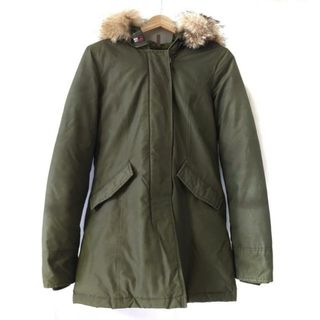 WOOLRICH - WOOLRICH(ウールリッチ) ダウンジャケット サイズXS レディース美品  - カーキ 長袖/コヨーテファー/冬