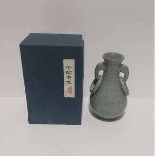 中国青磁  花瓶(花瓶)