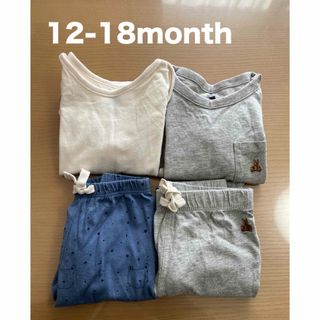 ベビーギャップ(babyGAP)のbaby GAP 4点　12-18month(ロンパース)