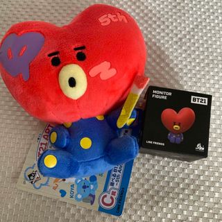 ビーティーイシビル(BT21)の【最終価格❗️4/30迄】❤️オマケ付き❤️ BT21ART ぬいぐるみ　タタ(ぬいぐるみ)