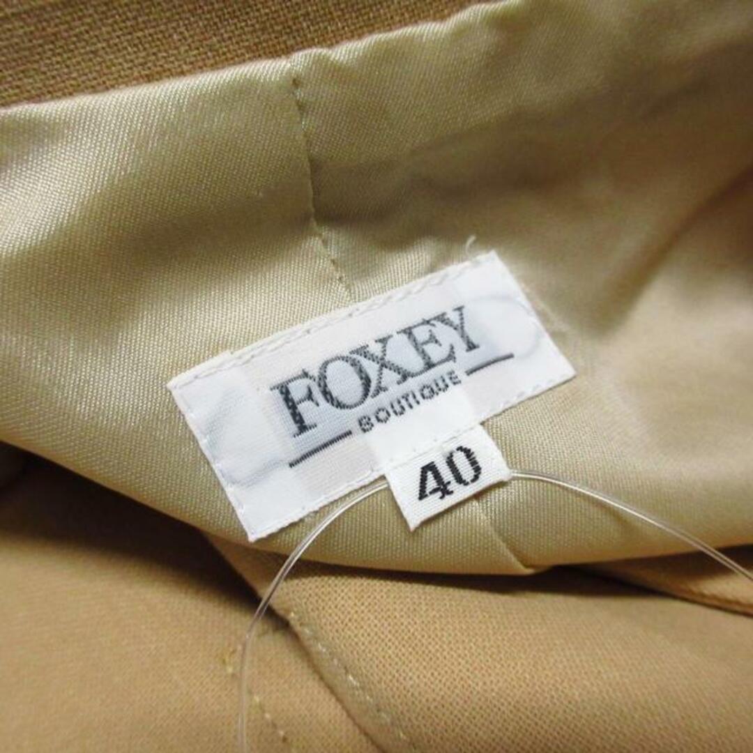 FOXEY(フォクシー)のFOXEY(フォクシー) スカートスーツ サイズ40 M レディース ベージュ レディースのフォーマル/ドレス(スーツ)の商品写真