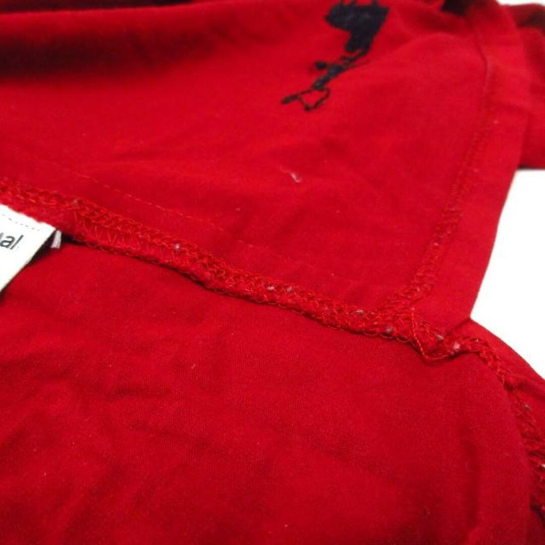 DESIGUAL(デシグアル)のDesigual(デシグアル) 半袖Tシャツ - レッド×黒 クルーネック レディースのトップス(Tシャツ(半袖/袖なし))の商品写真