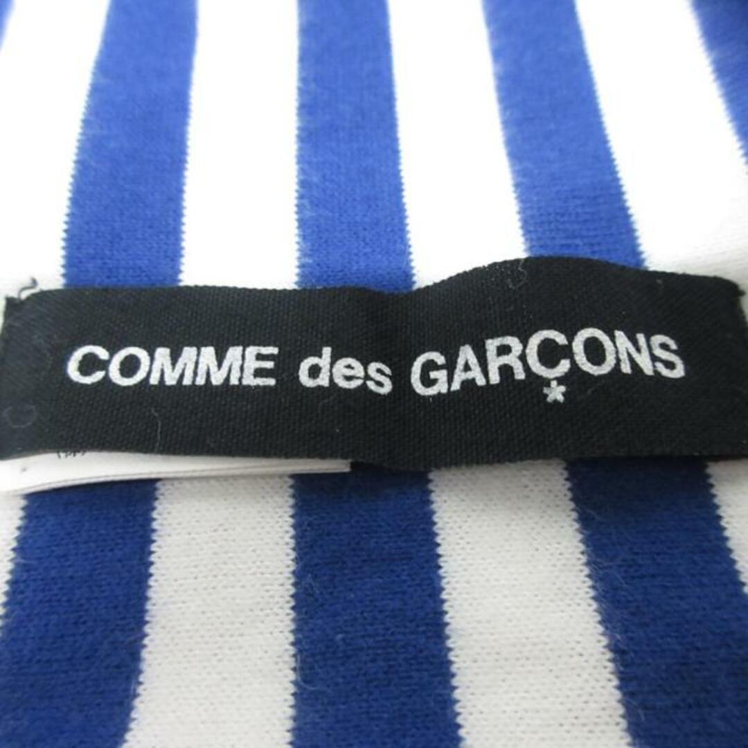 COMME des GARCONS(コムデギャルソン)のCOMMEdesGARCONS(コムデギャルソン) ストール(ショール) - 白×ブルー ストライプ コットン レディースのファッション小物(マフラー/ショール)の商品写真