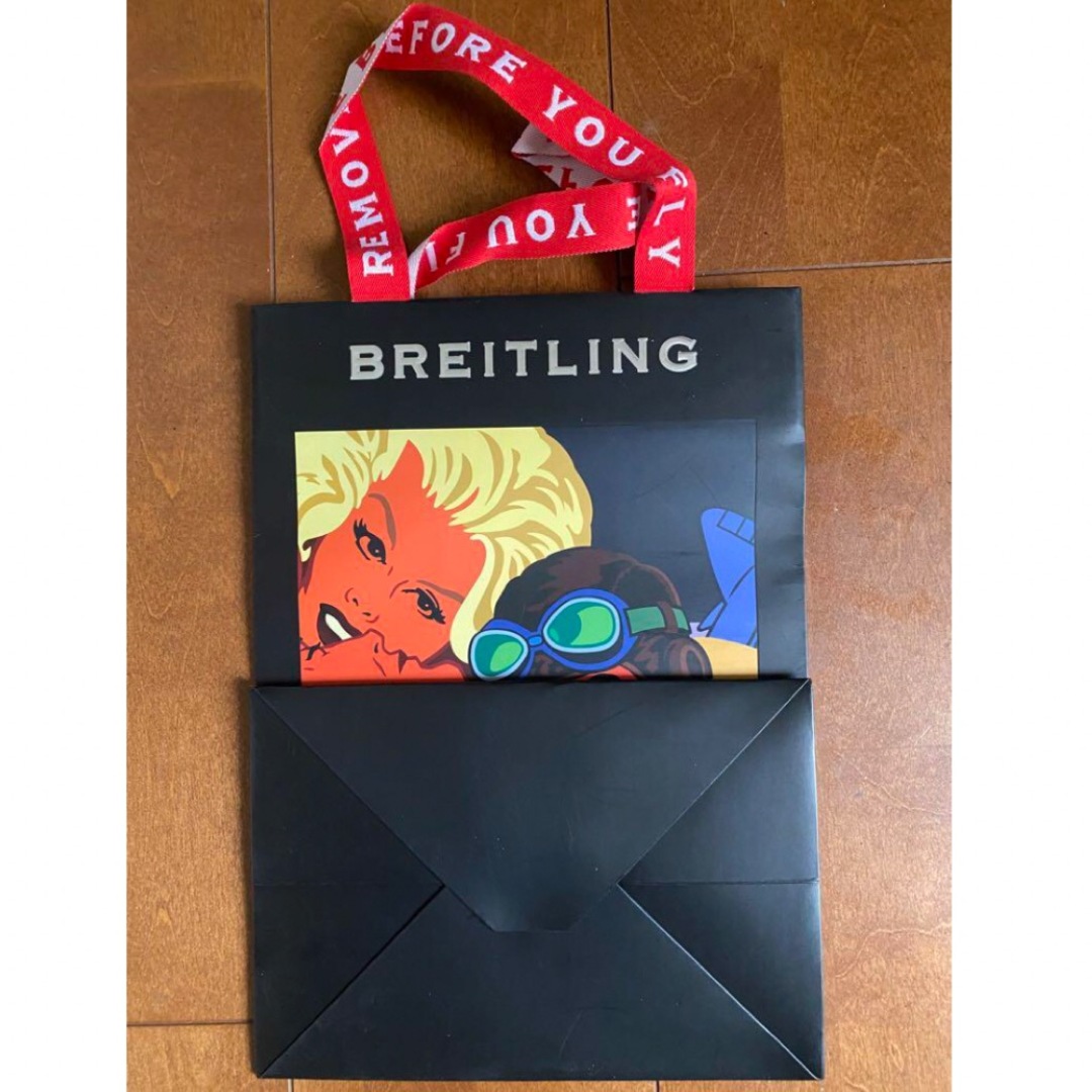 BREITLING(ブライトリング)のブライトリング　BREITLING  紙袋　ショッパー レディースのバッグ(ショップ袋)の商品写真