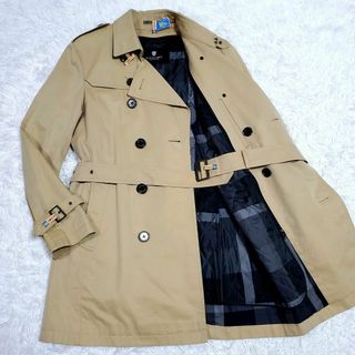 ブラックレーベルクレストブリッジ(BLACK LABEL CRESTBRIDGE)の美品 L ブラックレーベルクレストブリッジ トレンチコート ベージュ 中綿(トレンチコート)