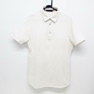 ロロピアーナ(LORO PIANA)のLoro Piana(ロロピアーナ) 半袖ポロシャツ サイズS美品  - アイボリー 半袖/夏(ポロシャツ)