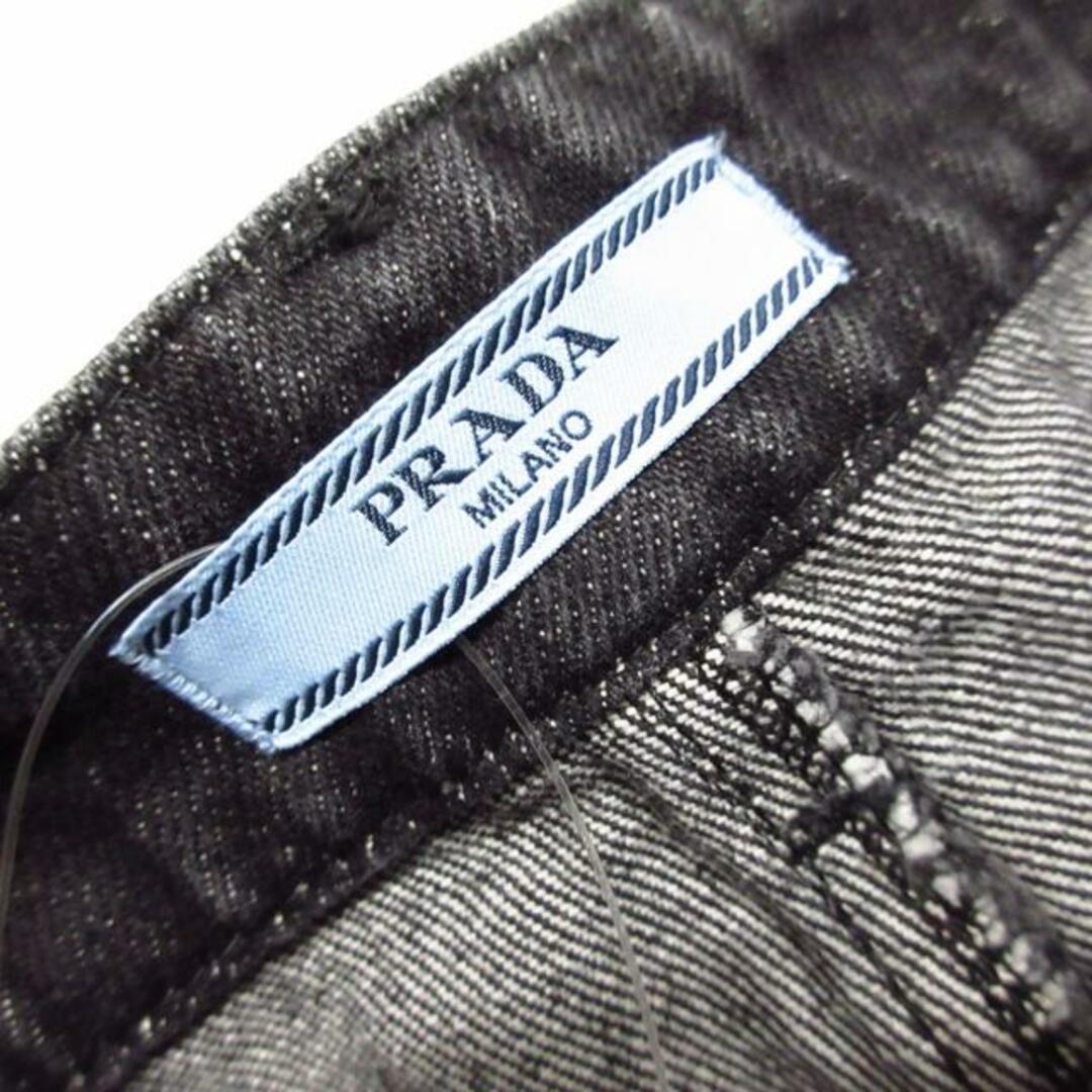 PRADA(プラダ)のPRADA(プラダ) スカート サイズ36 S レディース美品  トライアングルロゴ ロングスカート GFD163 黒 デニム レディースのスカート(その他)の商品写真