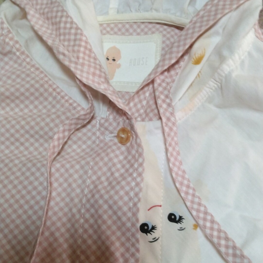 PINK HOUSE(ピンクハウス)のピンクハウス　最終お値下げ　希少レアキューピー柄フード付きシャツ レディースのトップス(シャツ/ブラウス(半袖/袖なし))の商品写真