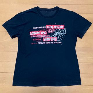 セシール(cecile)のTシャツ　ブラック　クモの巣　160(Tシャツ/カットソー)