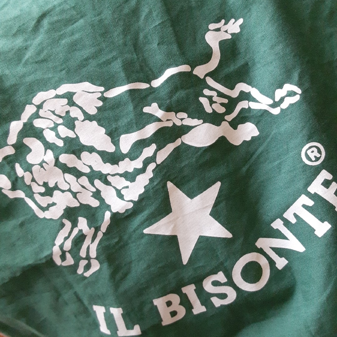 IL BISONTE(イルビゾンテ)のイルビゾンテ　エコバッグ　グリーン レディースのバッグ(エコバッグ)の商品写真