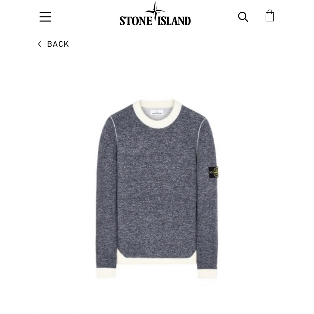 STONE ISLAND(ストーンアイランド)のStone Island Crewneck Sweater Sサイズ メンズのトップス(ニット/セーター)の商品写真