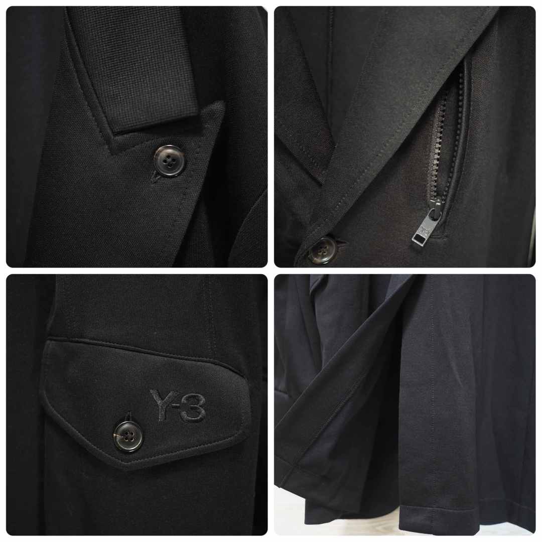 Y-3(ワイスリー)のY-3 11AW Track Tuxedo -Black/M メンズのジャケット/アウター(テーラードジャケット)の商品写真