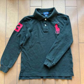 ポロラルフローレン(POLO RALPH LAUREN)のラルフローレン 長袖 ポロシャツ 130cm 黒(Tシャツ/カットソー)