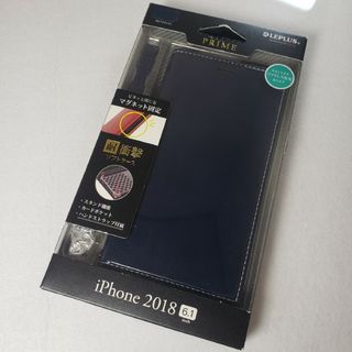 アウトレット iPhone XR 手帳型ケース ネイビー 1482(iPhoneケース)