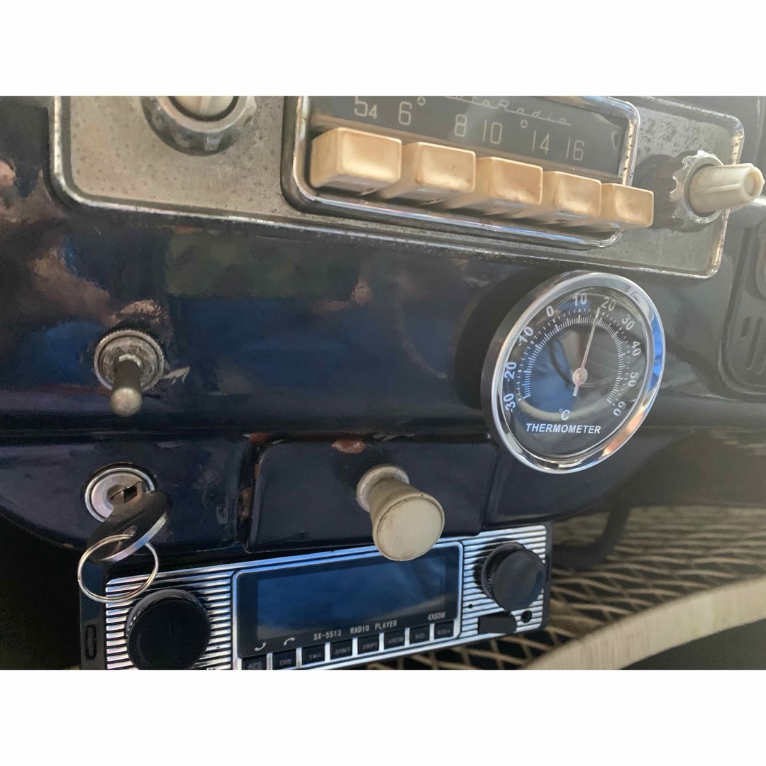 Volkswagen(フォルクスワーゲン)の入荷　レトロ ビンテージ 温度計 ワーゲン　空冷　vw HOTROD 自動車/バイクの自動車/バイク その他(その他)の商品写真